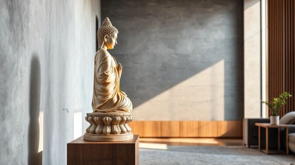 10 idées créatives pour intégrer des têtes de bouddha dans votre déco