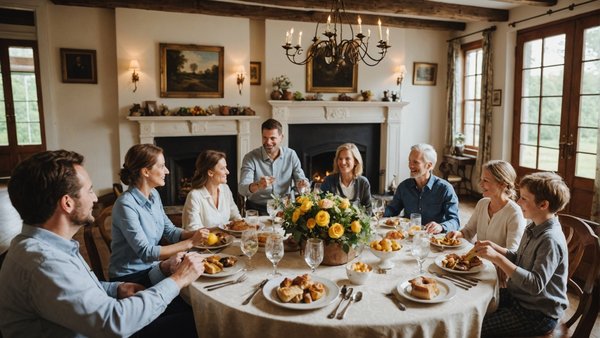 Organiser des événement familiaux dans une maison de campagne