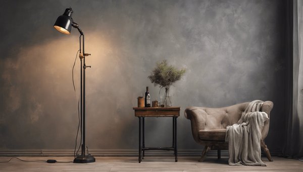 Adoptez le style vintage avec une lampe industrielle sur pied